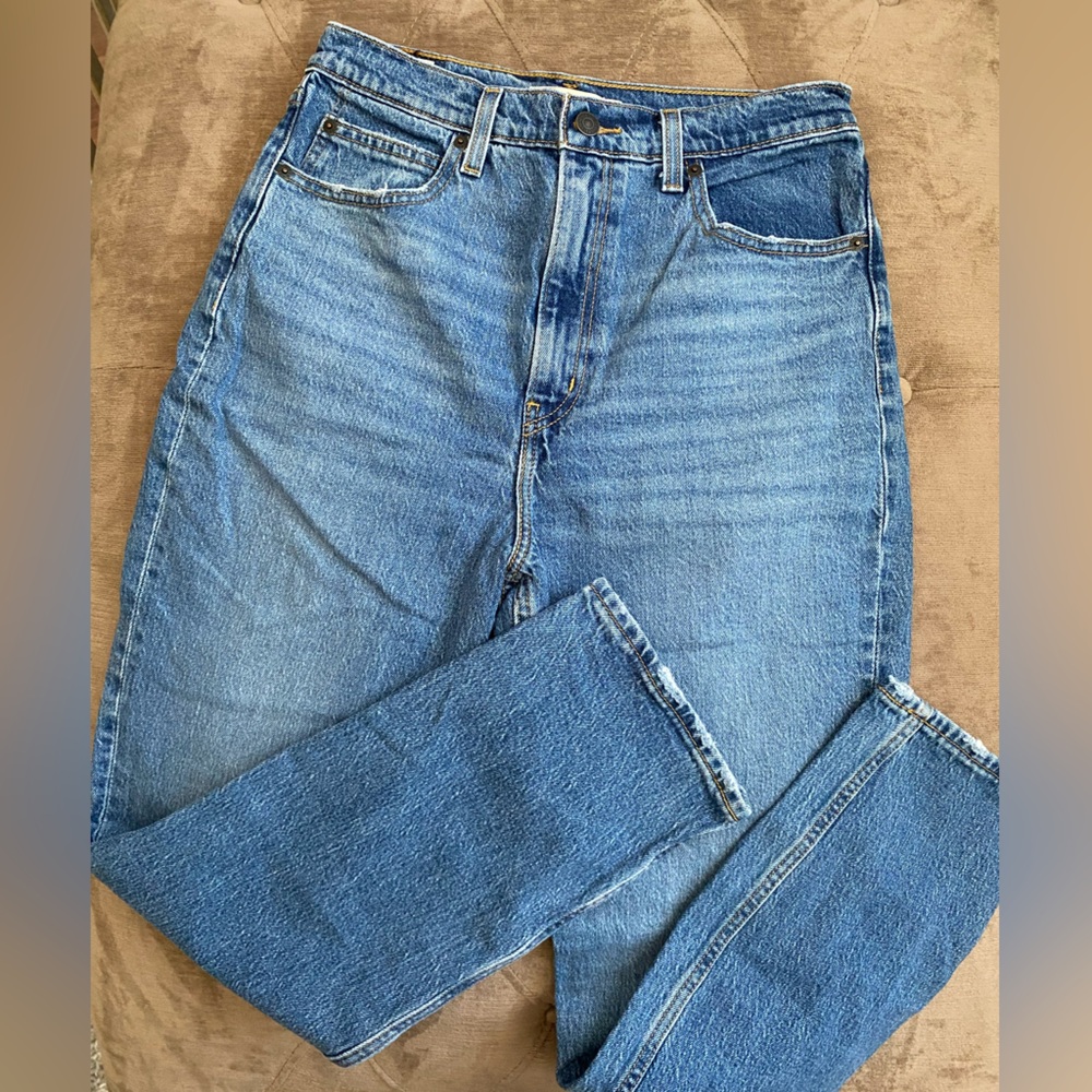Levi’s 70s high slim straight denim jeans